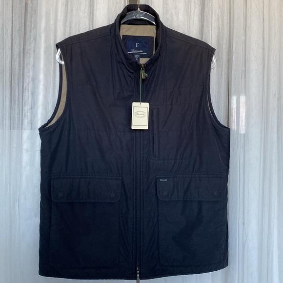 Women’s “Façonnable” lightweight dark blue vest! Outdoor activities! Walking M - Picture 17 of 17